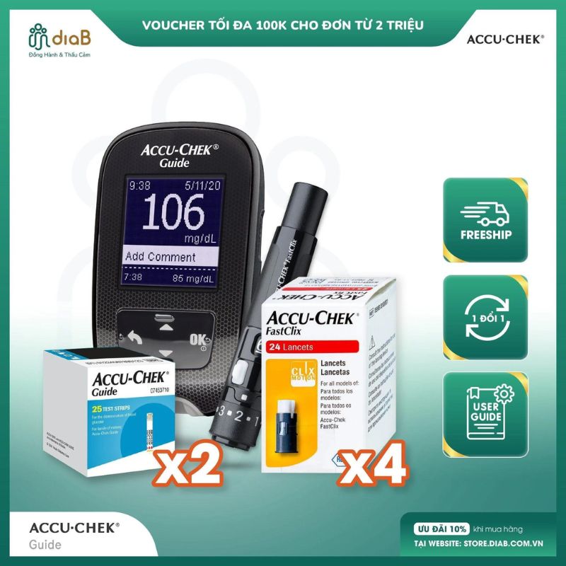 Máy đo đường huyết Accu Chek® Guide