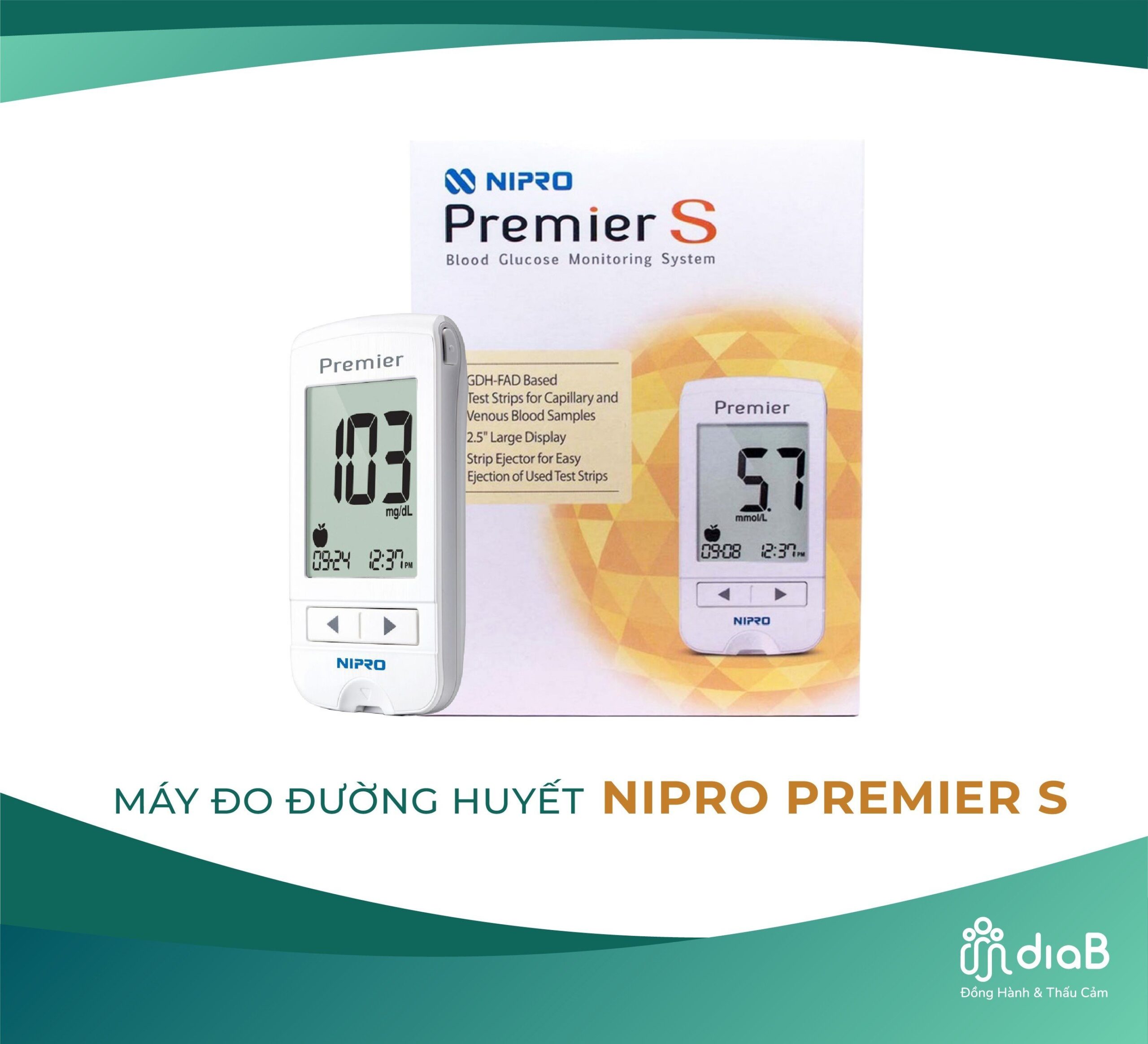 Máy đo đường huyết Nipro Premier S
